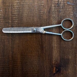 Vintage Solingen Hair Thinning Scissors - Silver